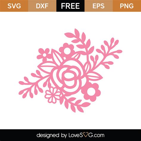 Download 528+ Flower Cutting Files Crafts